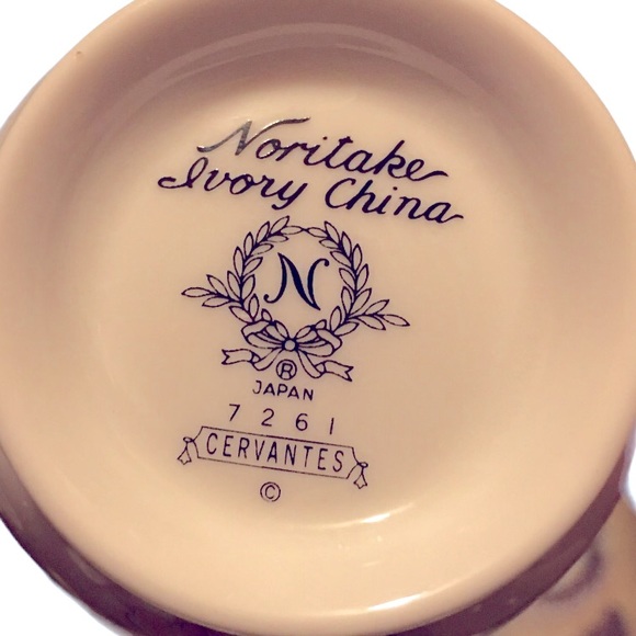 Noritake Japan Cervantes 7261 ivory china cup and saucer set - Picture 6 of 6